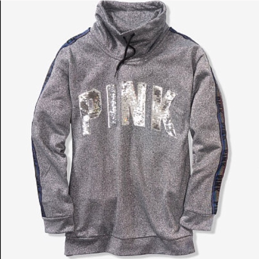 🎈BIG 1HOUR SALE😍🎈NEW VS PINK BLING COWL NECK✨✨